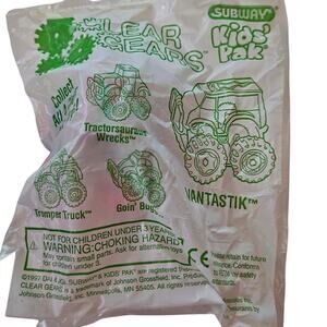 1997 Subway Clear Gears Vantastik New in Package